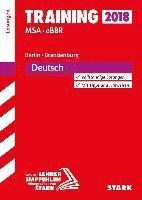 bokomslag Training Mittlerer Schulabschluss Berlin/Brandenburg 2018 - Deutsch. Lösungen zu Training MSA/eBBR