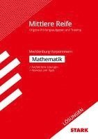 bokomslag Lösungen zu Training Abschlussprüfung Mittlere Reife - Mathematik - Mecklenburg-Vorpommern