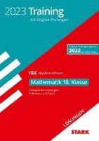 bokomslag STARK Lösungen zu Original-Prüfungen und Training Abschlussprüfung IGS 2023 - Mathematik 10. Klasse - Niedersachsen