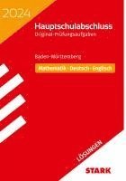 bokomslag STARK Lösungen zu Original-Prüfungen Hauptschulabschluss 2024 - Mathematik, Deutsch, Englisch 9. Klasse - BaWü