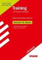 bokomslag STARK Lösungen zu Original-Prüfungen und Training Abschlussprüfung Realschule 2025 - Deutsch - Niedersachsen