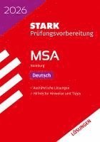 bokomslag STARK Lösungen zu Deutsch - MSA 2026 Hamburg - Prüfungsvorbereitung
