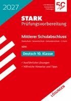 STARK Lösungen zu Deutsch - Mittlerer Schulabschluss (MSA) 2027 NRW - Prüfungsvorbereitung, Häftad. Tillgänglighet: Lägg i varukorg