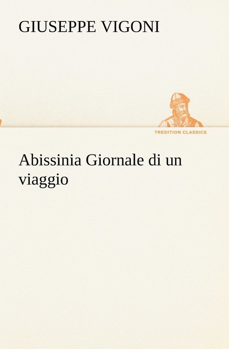 Giuseppe Vigoni - Abissinia Giornale di un viaggio, Häftad