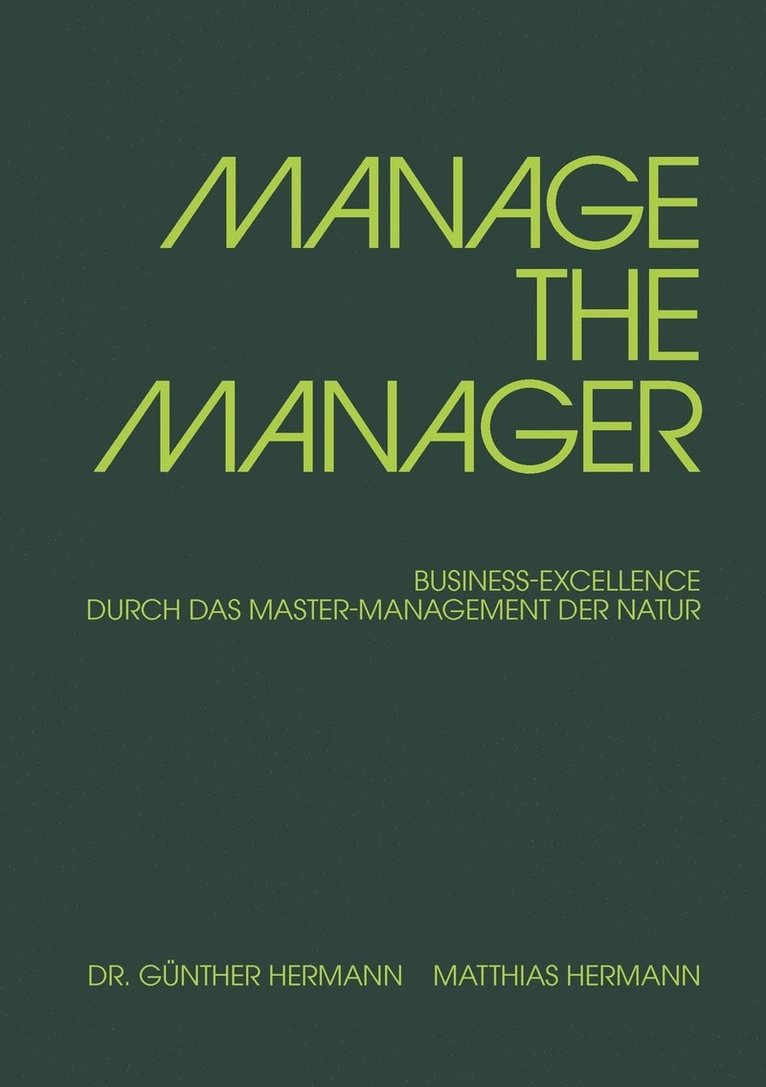 Manage the Manager 1