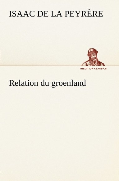 bokomslag Relation du groenland