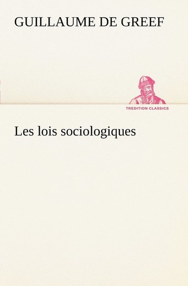 bokomslag Les lois sociologiques