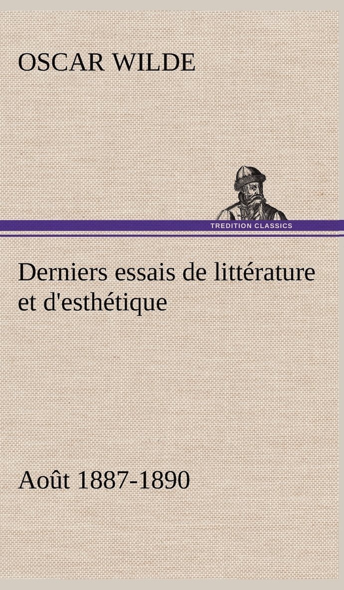 Derniers essais de littrature et d'esthtique 1