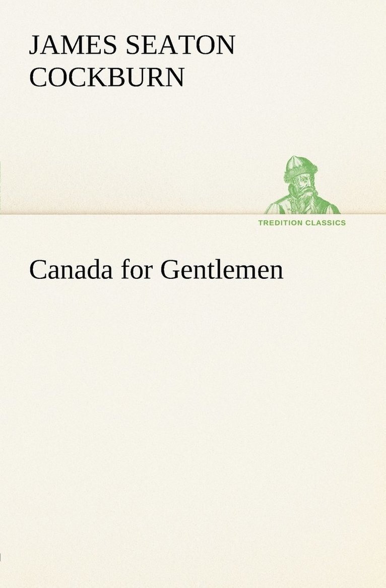 Canada for Gentlemen