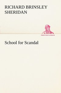 bokomslag School for Scandal