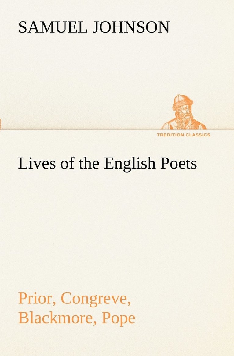 Lives of the English Poets 1