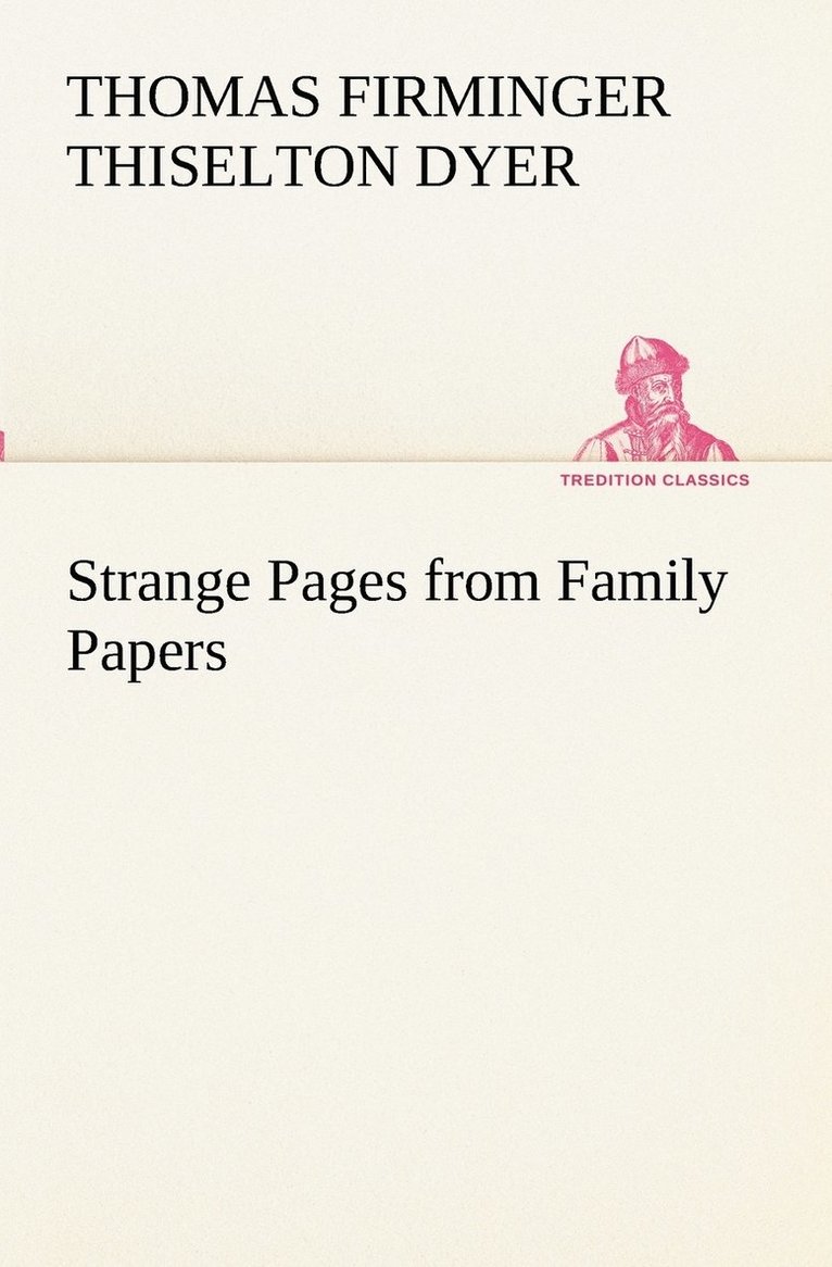 Strange Pages from Family Papers 1