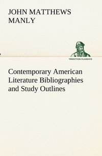 bokomslag Contemporary American Literature Bibliographies and Study Outlines