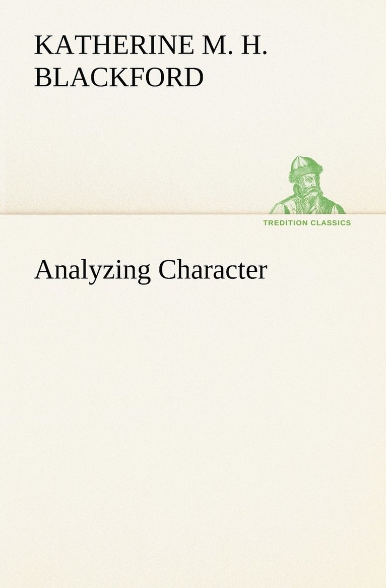 Analyzing Character 1