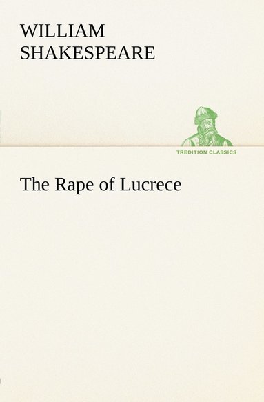 bokomslag The Rape of Lucrece
