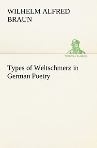 bokomslag Types of Weltschmerz in German Poetry
