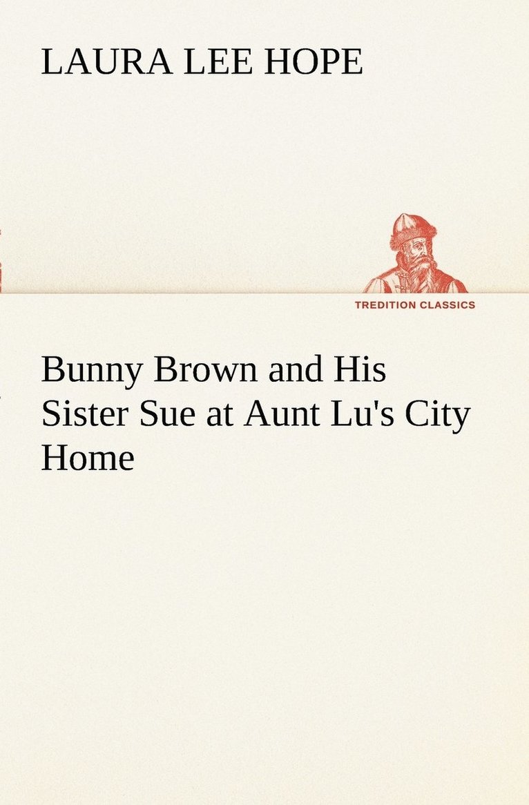Bunny Brown and His Sister Sue at Aunt Lu's City Home