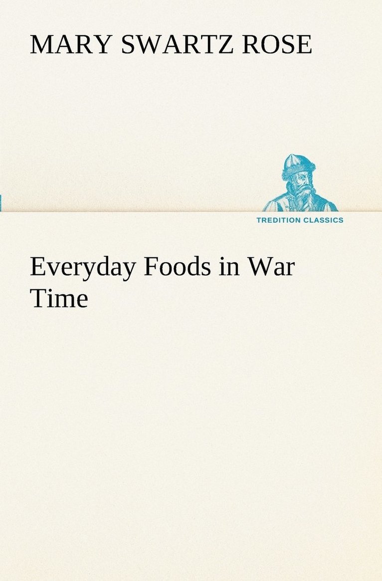 Everyday Foods in War Time 1