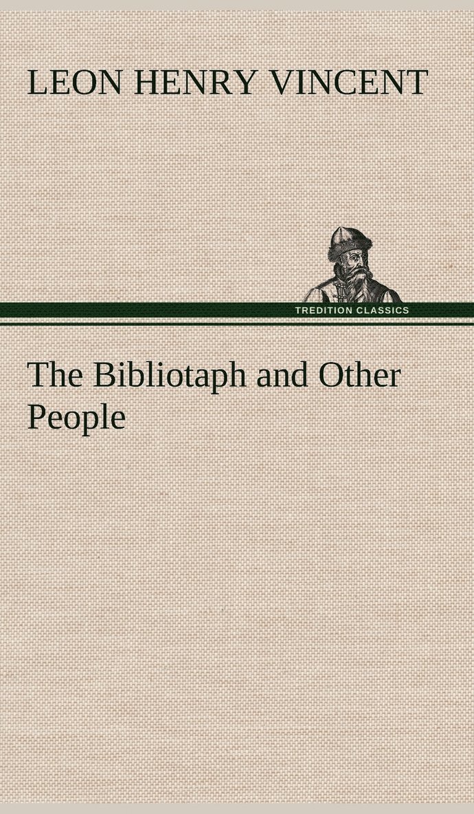 The Bibliotaph and Other People 1