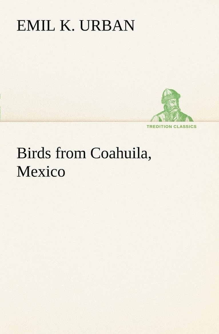 Birds from Coahuila, Mexico 1