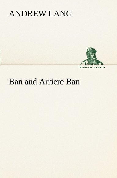 bokomslag Ban and Arriere Ban