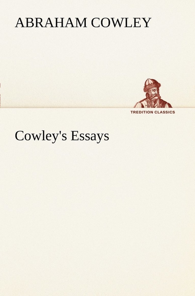 Cowley's Essays 1