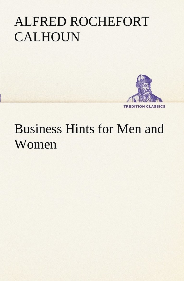 Business Hints for Men and Women 1