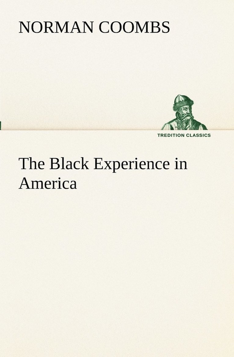 Norman Coombs - Black Experience in America, Häftad