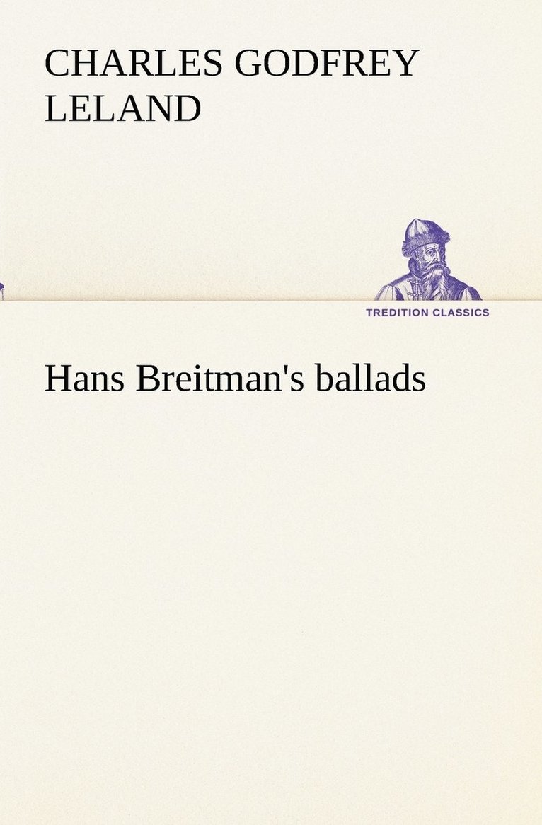 Hans Breitman's ballads 1