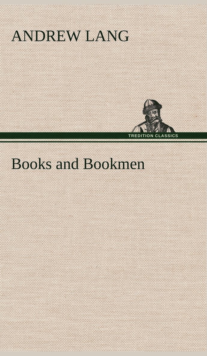 Books and Bookmen 1