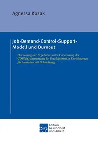 bokomslag Job-Demand-Control-Support-Modell und Burnout