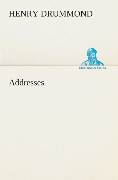 bokomslag Addresses