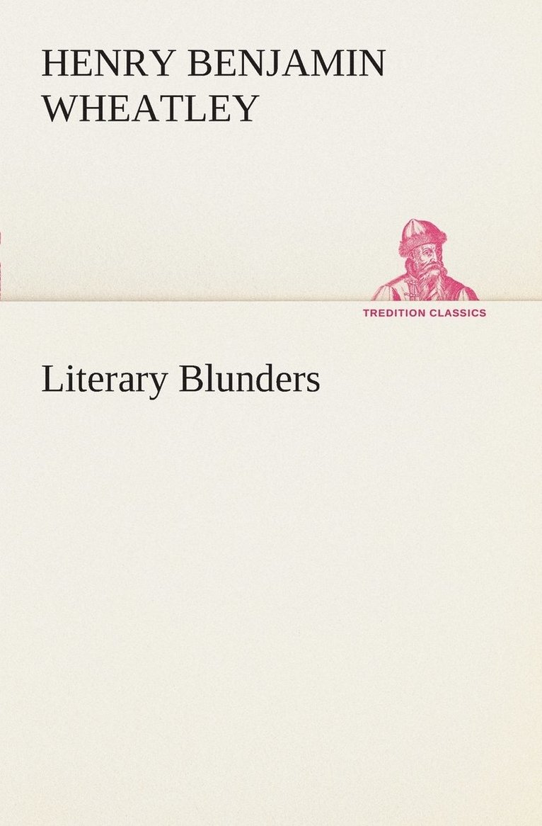 Literary Blunders 1