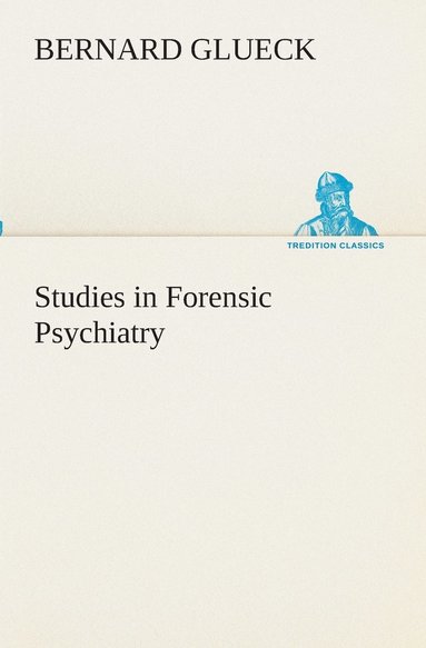 bokomslag Studies in Forensic Psychiatry