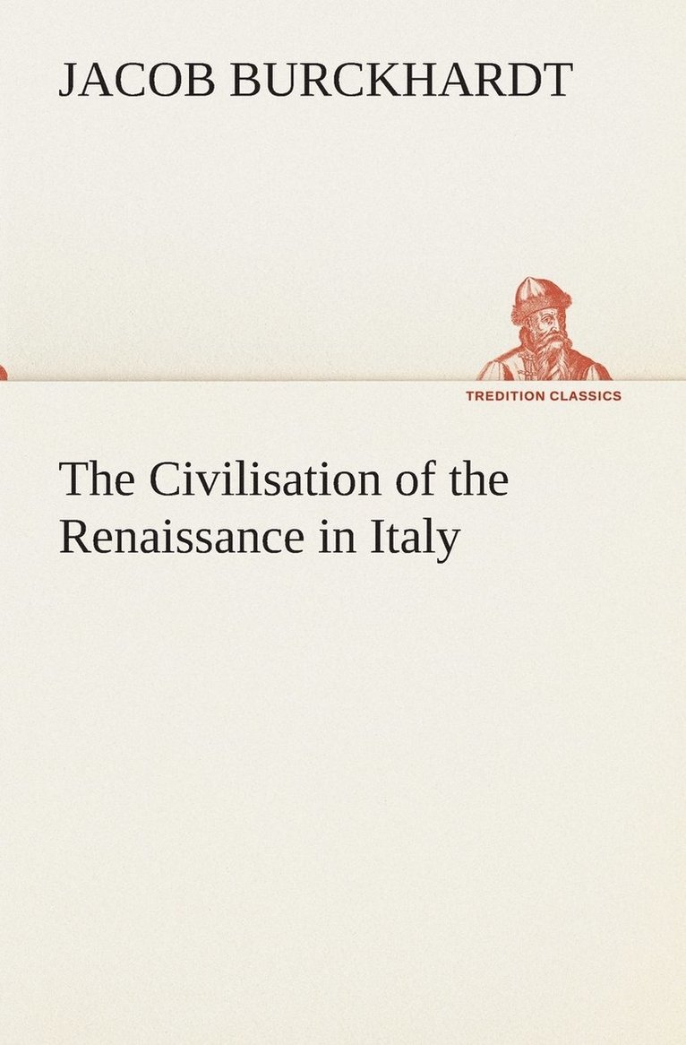 Civilisation of the Renaissance in Italy