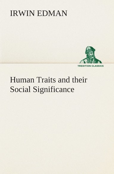 bokomslag Human Traits and their Social Significance
