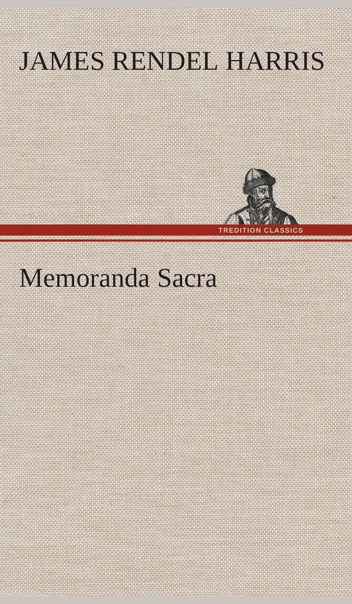 Memoranda Sacra 1