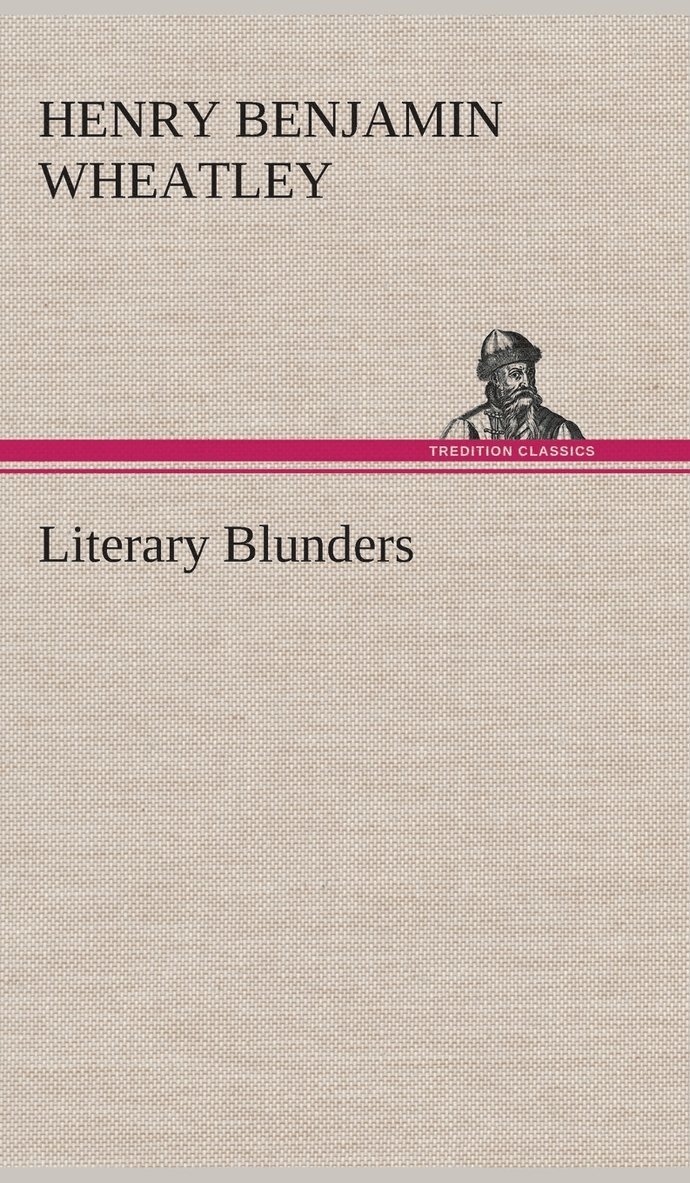 Literary Blunders 1