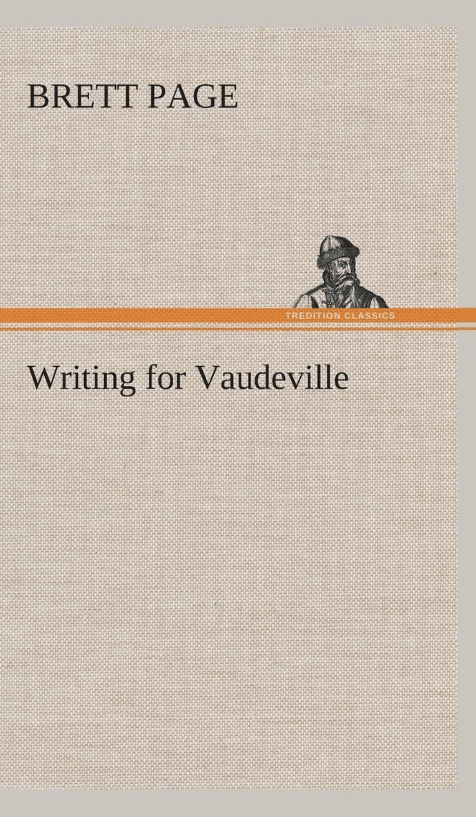 Writing for Vaudeville 1