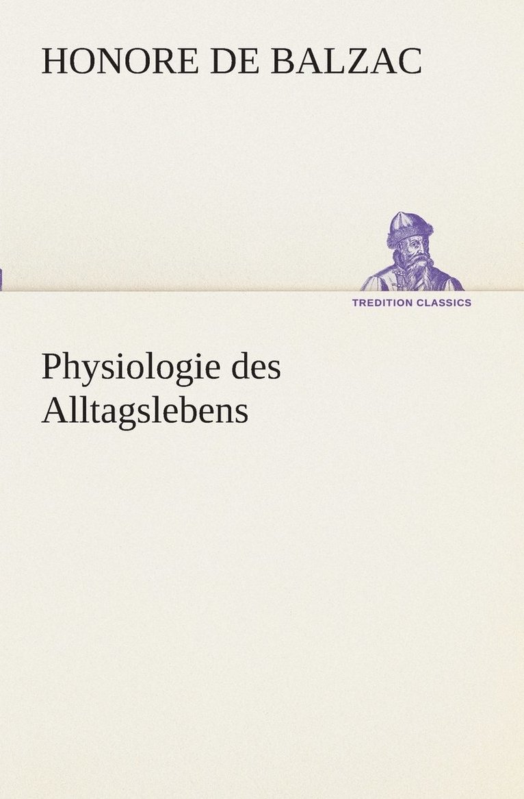 Physiologie des Alltagslebens 1