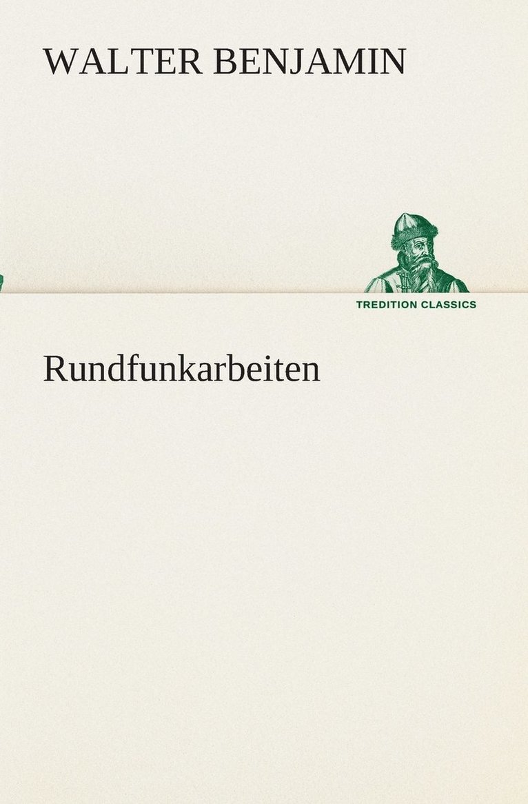 Rundfunkarbeiten 1