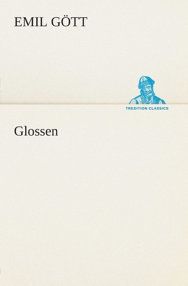 bokomslag Glossen