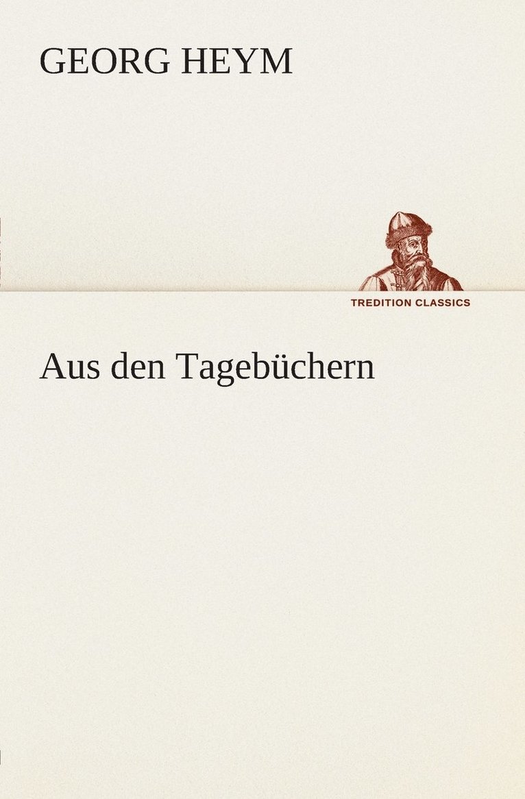 Aus den Tagebchern 1