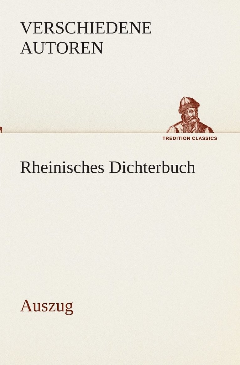 Rheinisches Dichterbuch 1