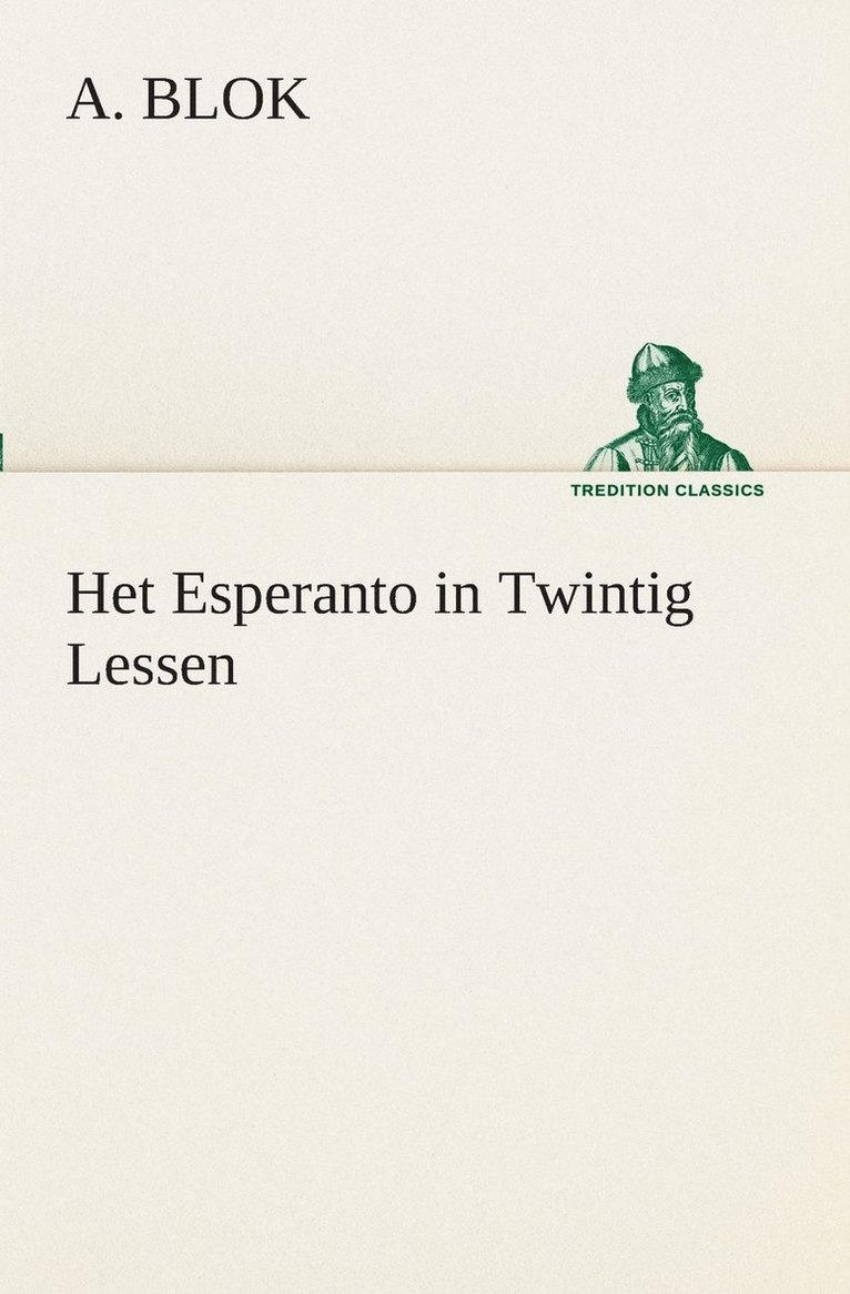 Het Esperanto in Twintig Lessen 1