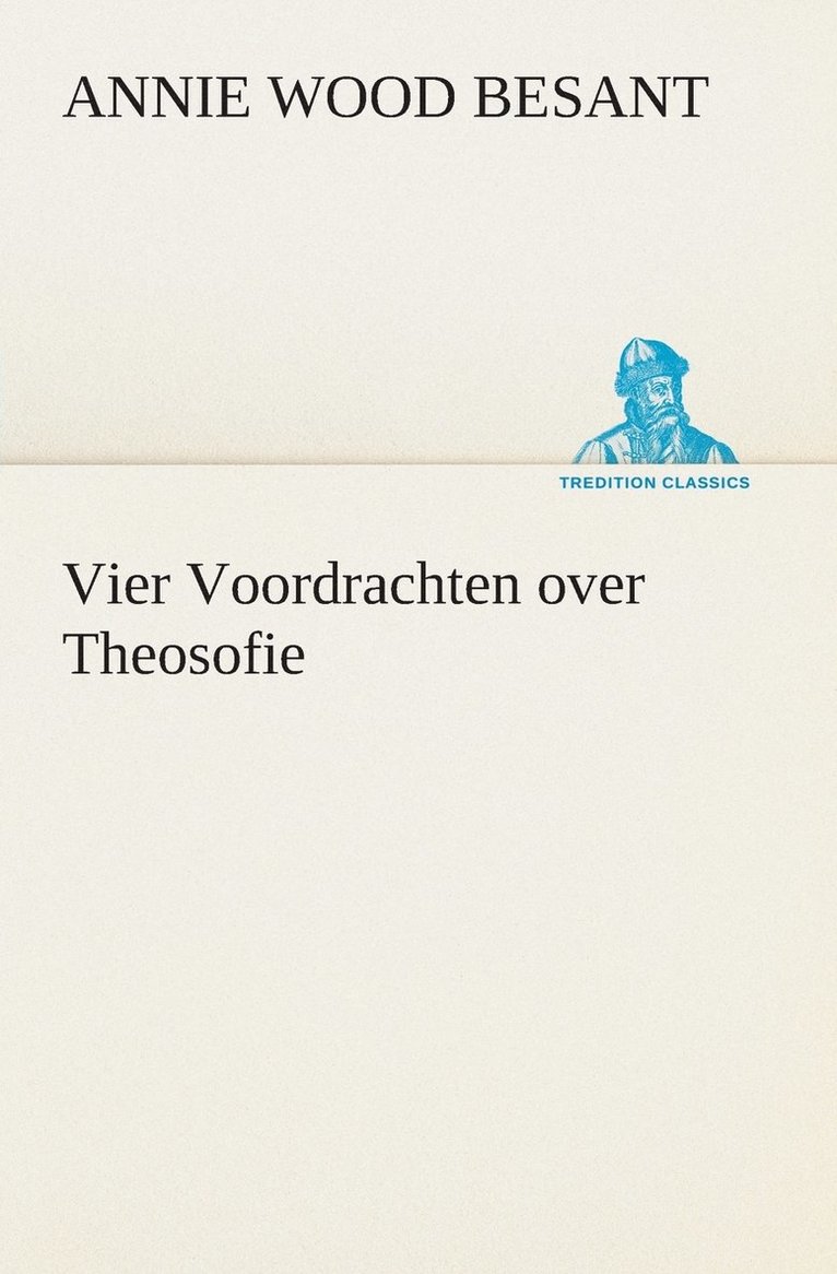 Vier Voordrachten over Theosofie