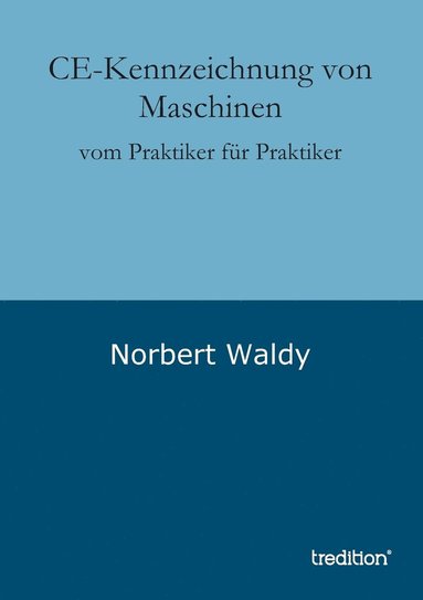 bokomslag CE-Kennzeichnung von Maschinen