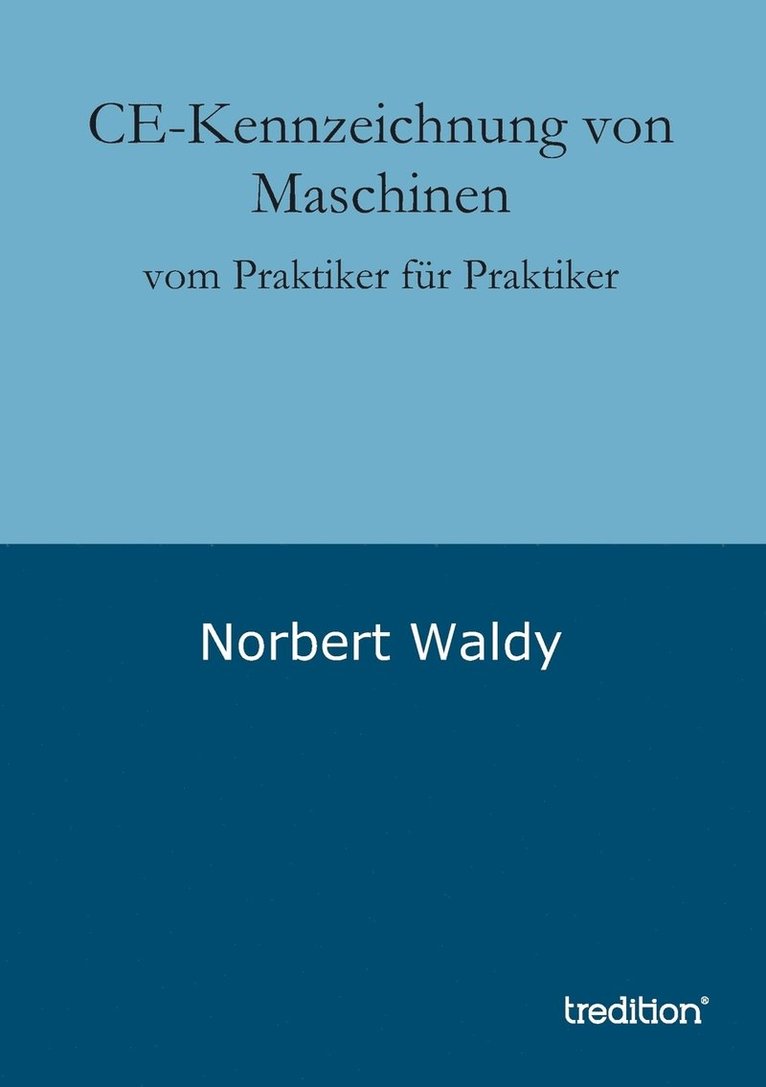 CE-Kennzeichnung von Maschinen 1