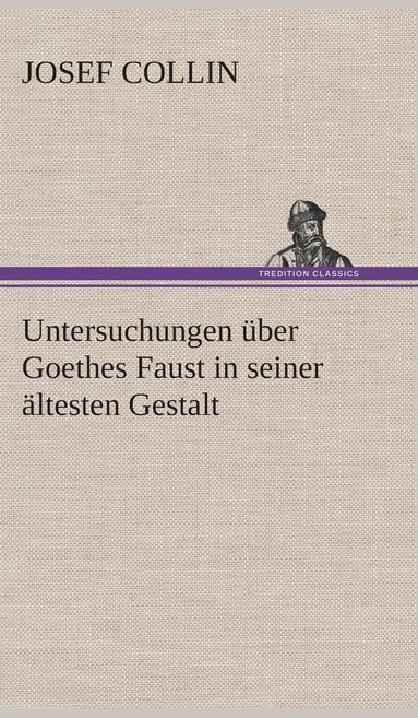 bokomslag Untersuchungen ber Goethes Faust in seiner ltesten Gestalt