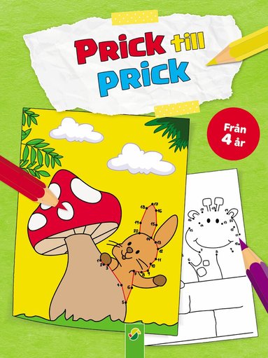 Prick till prick - målarbok, Häftad